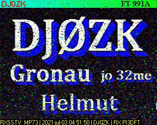 DJ0ZK: 2021-07-03 de PI3DFT