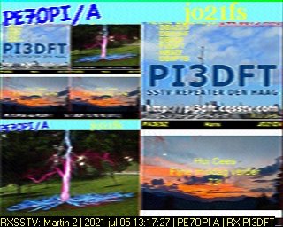PE7OPI-A: 2021-07-05 de PI3DFT