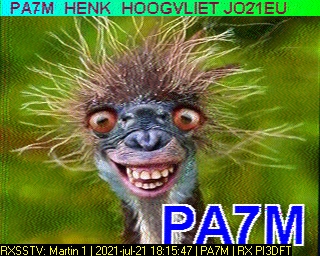 PA7M: 2021-07-21 de PI3DFT