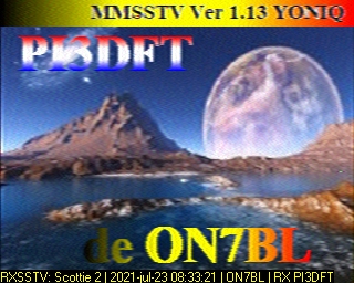 ON7BL: 2021-07-23 de PI3DFT