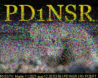 PD1NSR: 2021-08-12 de PI3DFT