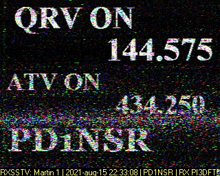 PD1NSR: 2021-08-15 de PI3DFT