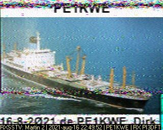 PE1KWE: 2021-08-16 de PI3DFT