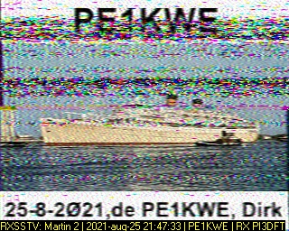 PE1KWE: 2021-08-25 de PI3DFT