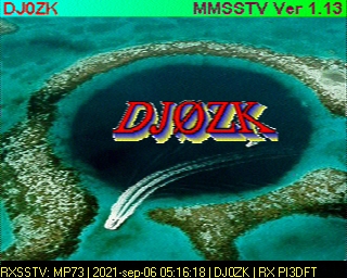 DJ0ZK: 2021-09-06 de PI3DFT