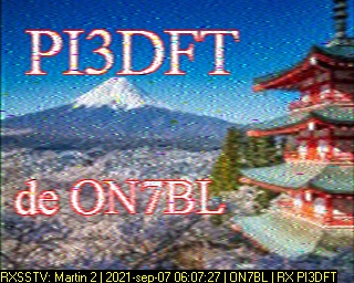 ON7BL: 2021-09-07 de PI3DFT