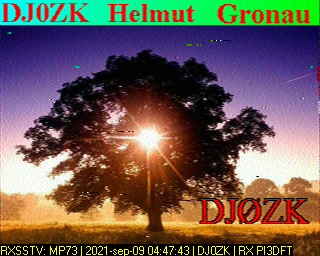 DJ0ZK: 2021-09-09 de PI3DFT
