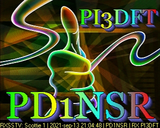 PD1NSR: 2021-09-13 de PI3DFT