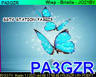 PA3GZR: 2021-10-06 de PI3DFT