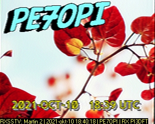 PE7OPI: 2021-10-10 de PI3DFT