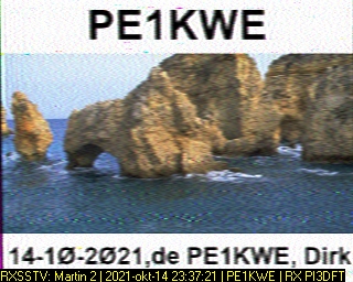 PE1KWE: 2021-10-14 de PI3DFT