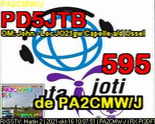 PA2CMW-J: 2021-10-16 de PI3DFT