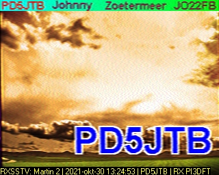 PD5JTB: 2021-10-30 de PI3DFT