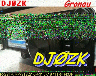DJ0ZK: 2021-10-31 de PI3DFT