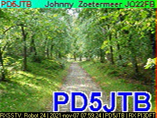 PD5JTB: 2021-11-07 de PI3DFT