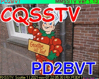 PD2BVT: 2021-11-07 de PI3DFT
