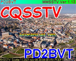 PD2BVT: 2021-11-08 de PI3DFT