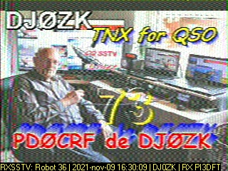 DJ0ZK: 2021-11-09 de PI3DFT