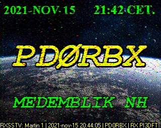 PD0RBX: 2021-11-15 de PI3DFT