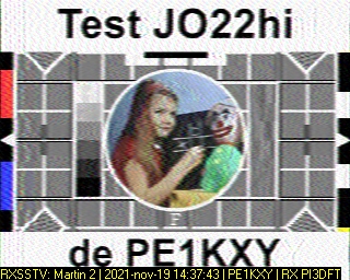 PE1KXY: 2021-11-19 de PI3DFT