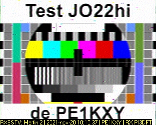 PE1KXY: 2021-11-20 de PI3DFT