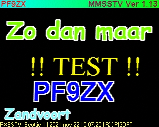 PF9ZX: 2021-11-22 de PI3DFT