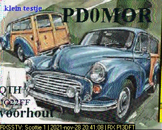 PD0MOR: 2021-11-28 de PI3DFT