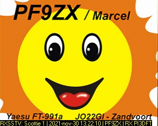 PF9ZX: 2021-11-30 de PI3DFT