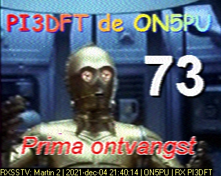 ON5PU: 2021-12-04 de PI3DFT