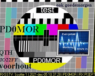 PD0MOR: 2021-12-05 de PI3DFT