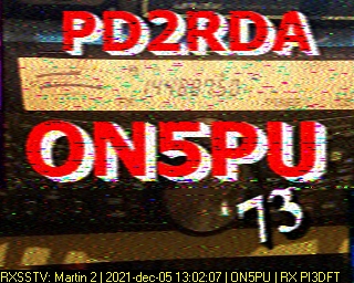 ON5PU: 2021-12-05 de PI3DFT