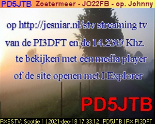 PD5JTB: 2021-12-18 de PI3DFT