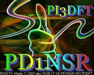 PD1NSR: 2021-12-19 de PI3DFT