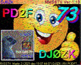 DJ0ZK: 2021-12-19 de PI3DFT