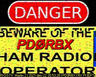 PD0RBX: 2021-12-22 de PI3DFT