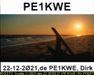 PE1KWE: 2021-12-22 de PI3DFT