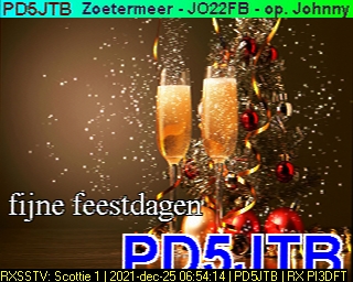 PD5JTB: 2021-12-25 de PI3DFT