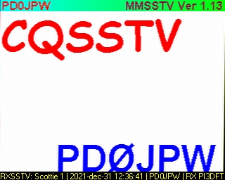 PD0JPW: 2021-12-31 de PI3DFT