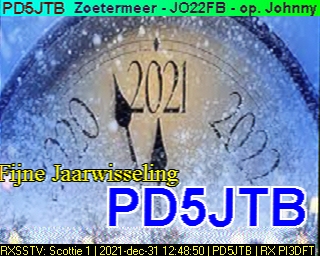 PD5JTB: 2021-12-31 de PI3DFT