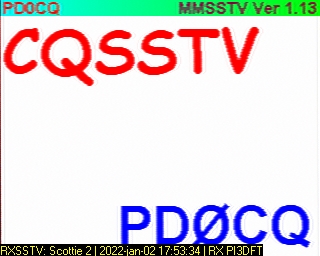 PD0CQ: 2022-01-02 de PI3DFT