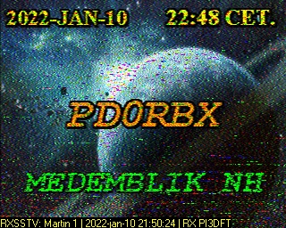 PD0RBX: 2022-01-10 de PI3DFT
