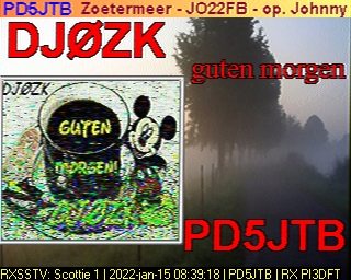 PD5JTB: 2022-01-15 de PI3DFT