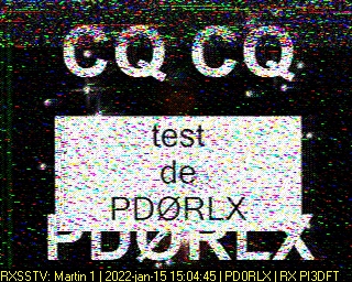PD0RLX: 2022-01-15 de PI3DFT