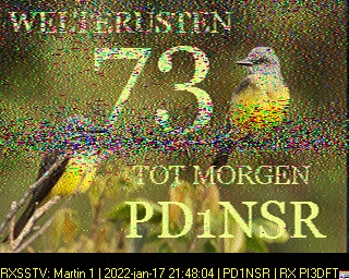 PD1NSR: 2022-01-17 de PI3DFT