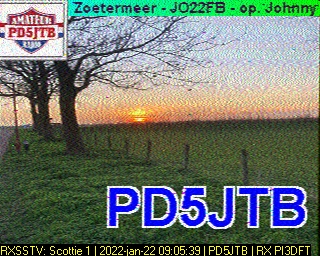 PD5JTB: 2022-01-22 de PI3DFT