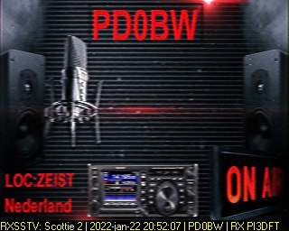 PD0BW: 2022-01-22 de PI3DFT