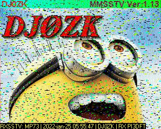 DJ0ZK: 2022-01-25 de PI3DFT