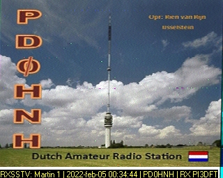PD0HNH: 2022-02-05 de PI3DFT