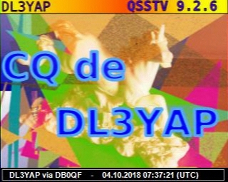 DL3YAP: 2018100407 de PI3DFT