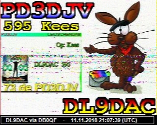 DL9DAC: 2018111121 de PI3DFT